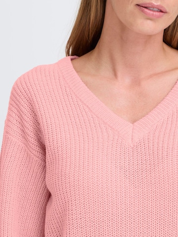 Pull-over ' OXISANDIE LS ' Oxmo en rose