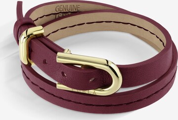 FURLA Bracelet 'Buckle' in Red: front