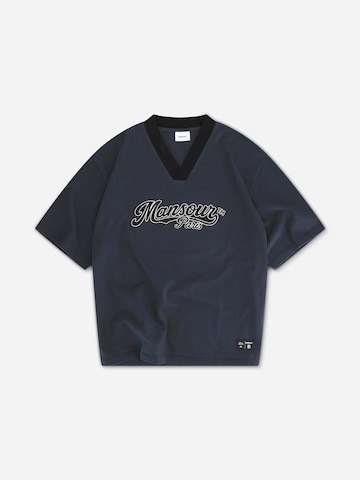 Mansour - Camiseta 'Baseball Navy' en azul