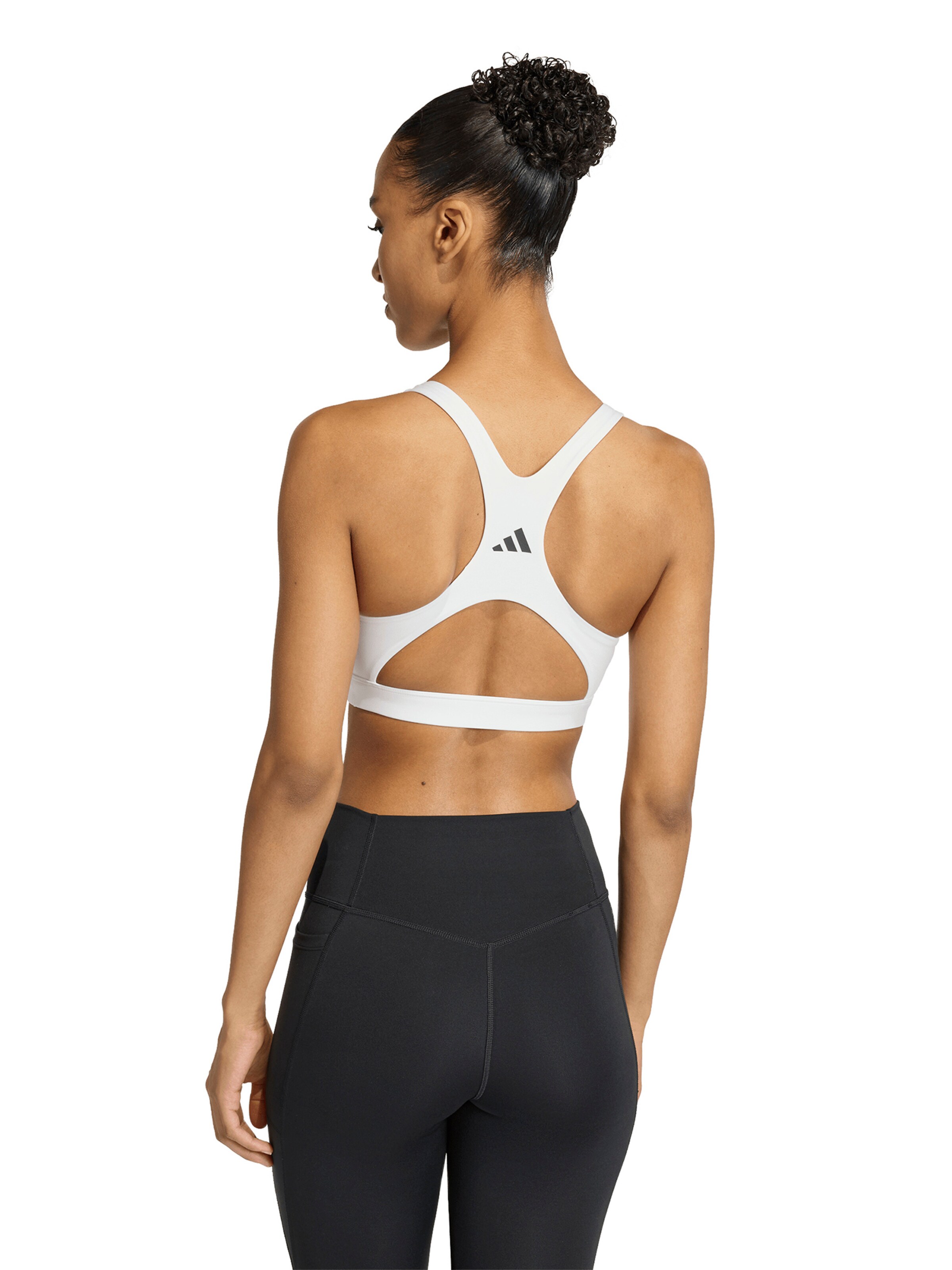 ADIDAS PERFORMANCE Športni top 'OPT ESS HS' | bela barva