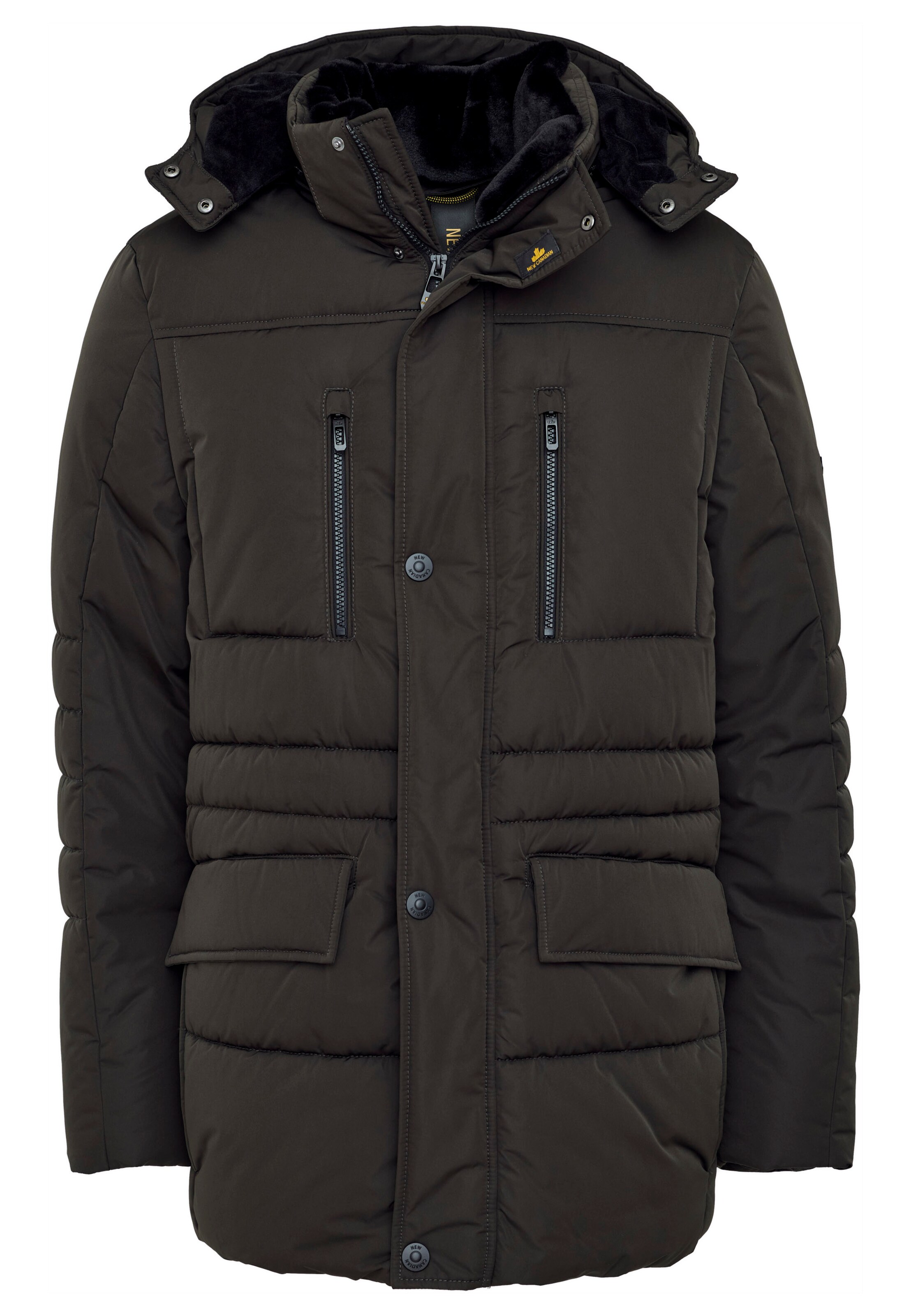 NEW CANADIAN Performance Jacket 'dry iQ' in Brown: front