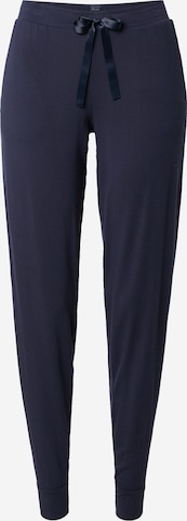 SCHIESSER Панталон пижама в синьо: отпред