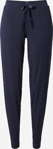 SCHIESSER Pajama Pants in Blue: front