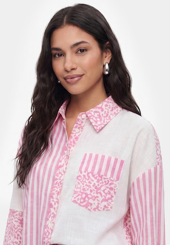 Chemisier faina en rose