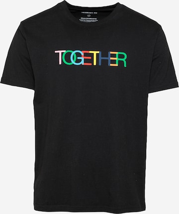 Thinking MU T-Shirt ' Together ' in Black: front