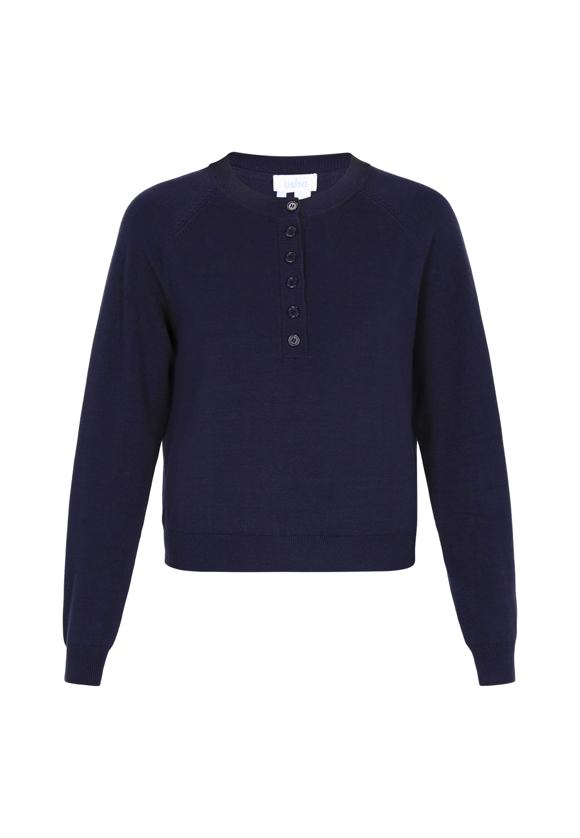usha BLUE LABEL Pullover in Blau: Vorderseite