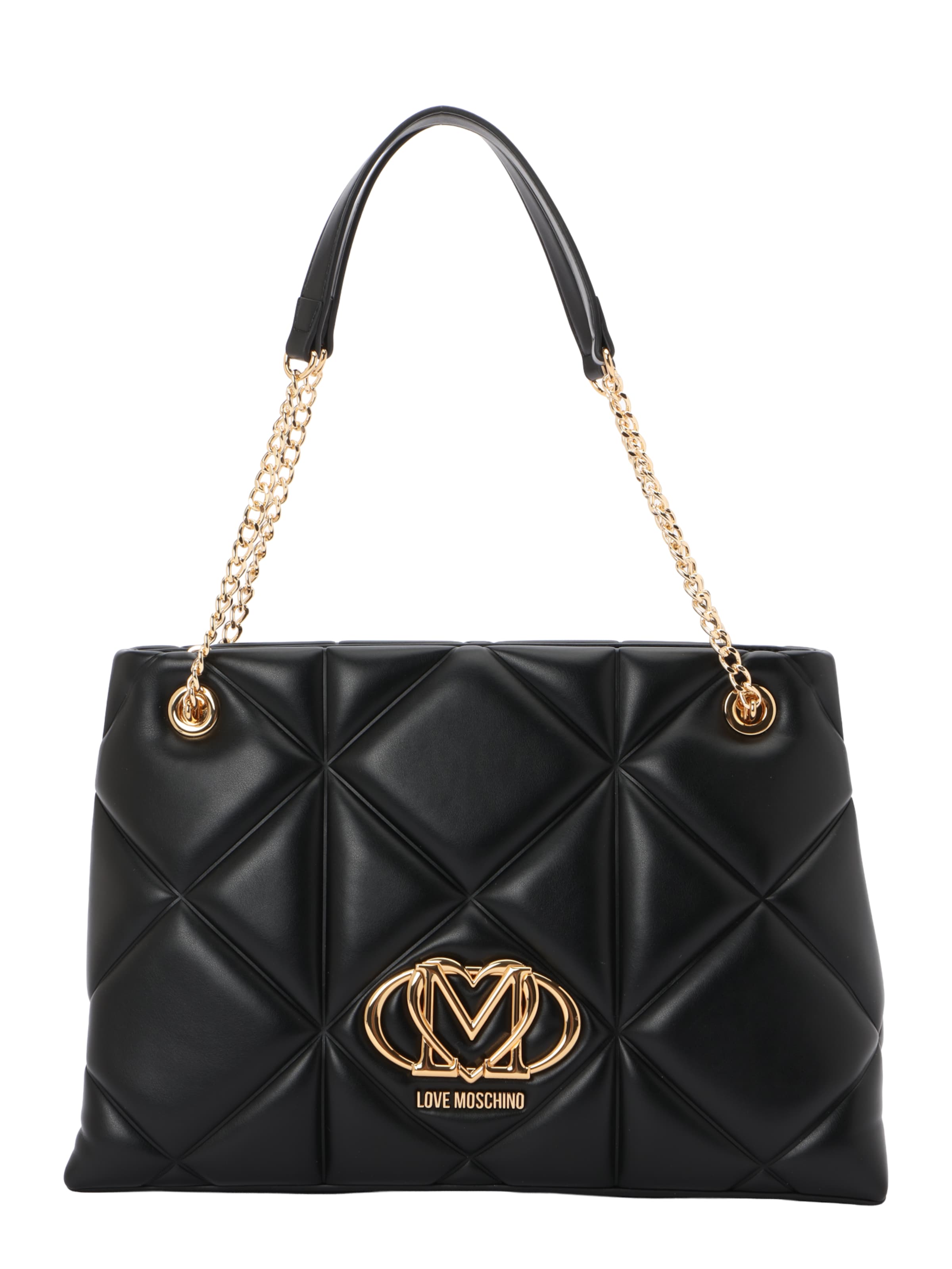 Love Moschino Schoudertas in Zwart: voorkant