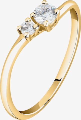 Live Diamond Ring in Gold: predná strana