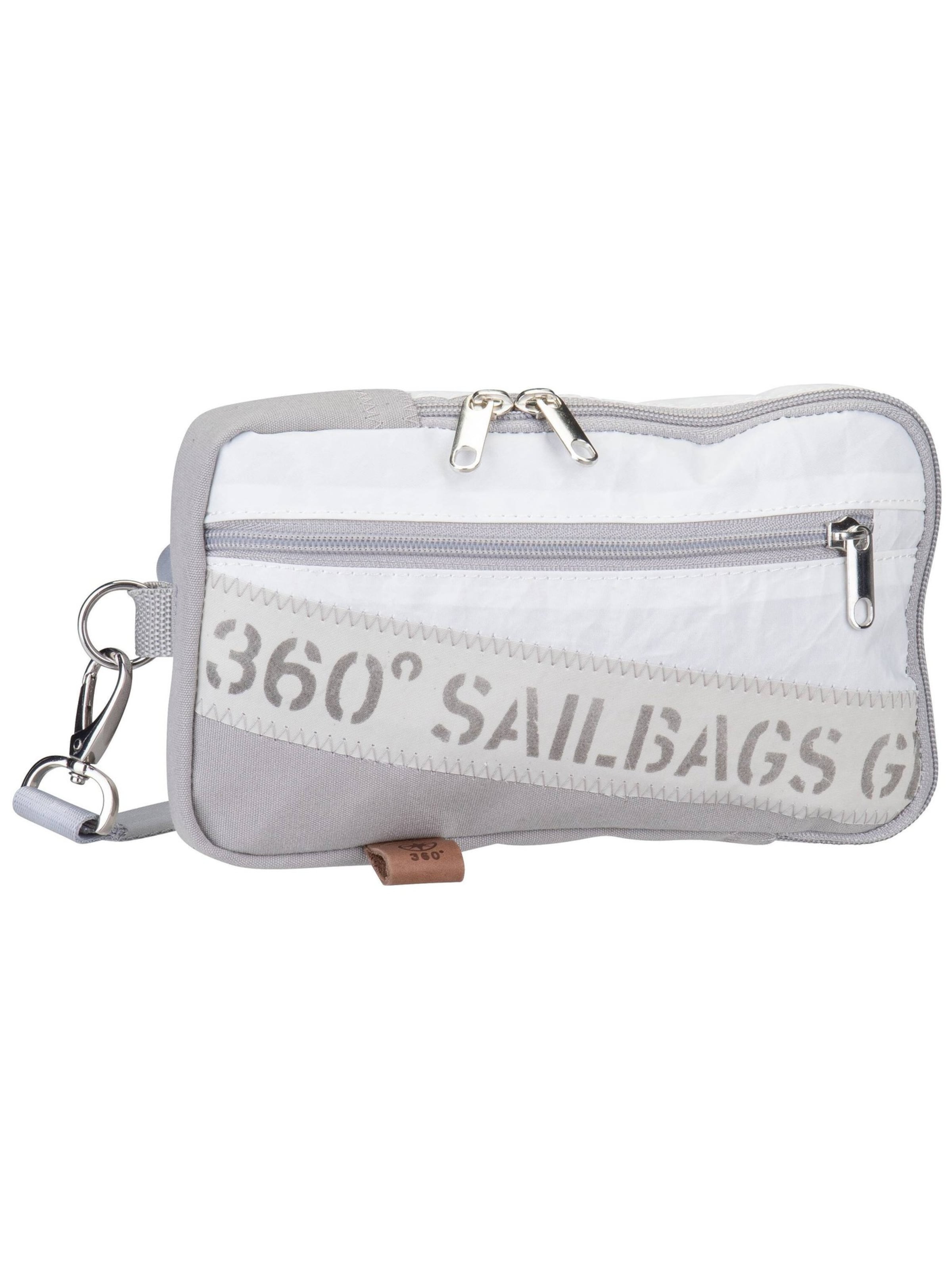 360 Grad Fanny Pack 'Nautik' in White: front