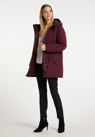 DreiMaster Klassik Winterparka in Rood