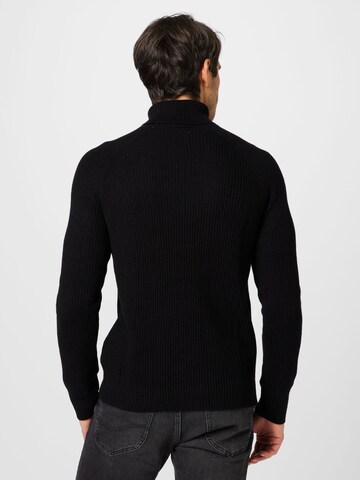 JACK & JONES Sweater 'PANNEL' in Black