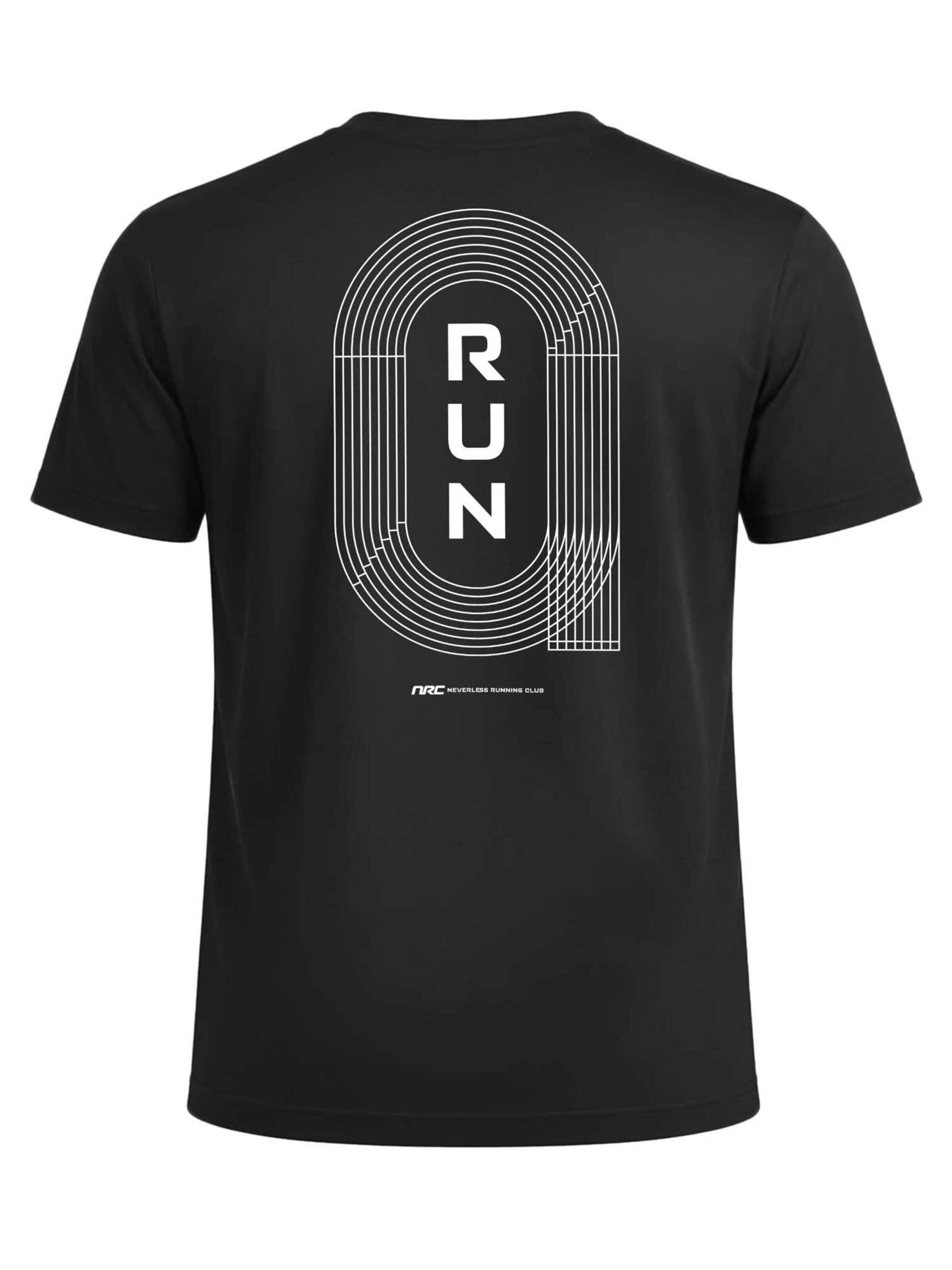 Neverless Performance Shirt 'RUN' in XS in Black, Item view