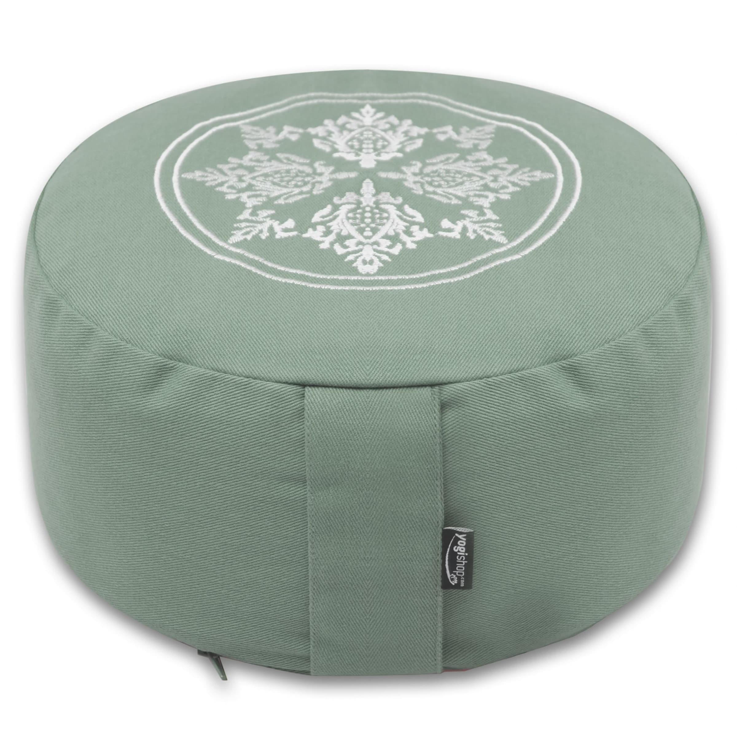 Yogishop Pillow in Green: front