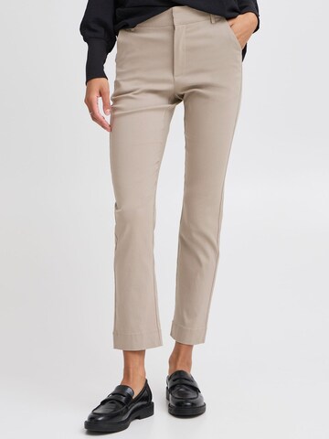 regular Pantaloni chino ' BYDIXI STRAIGHT PANTS' di b.young in beige: frontale