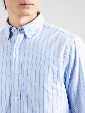 GANT Regular Fit Hemd (GOTS) in Blau