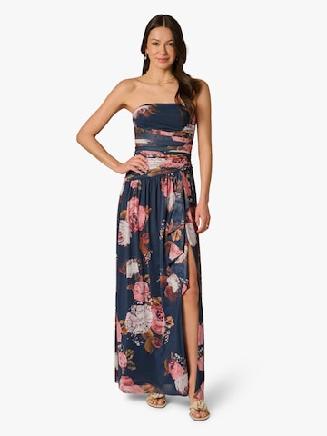 Adrianna Papell Jurk 'Stretch Mesh Strapless Gown' in Gemengde kleuren: voorkant