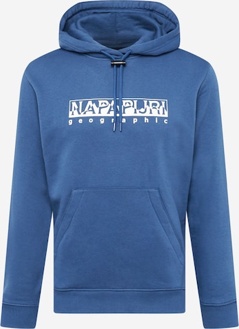 NAPAPIJRI Sweatshirt 'TELEMARK' in Blauw: voorkant