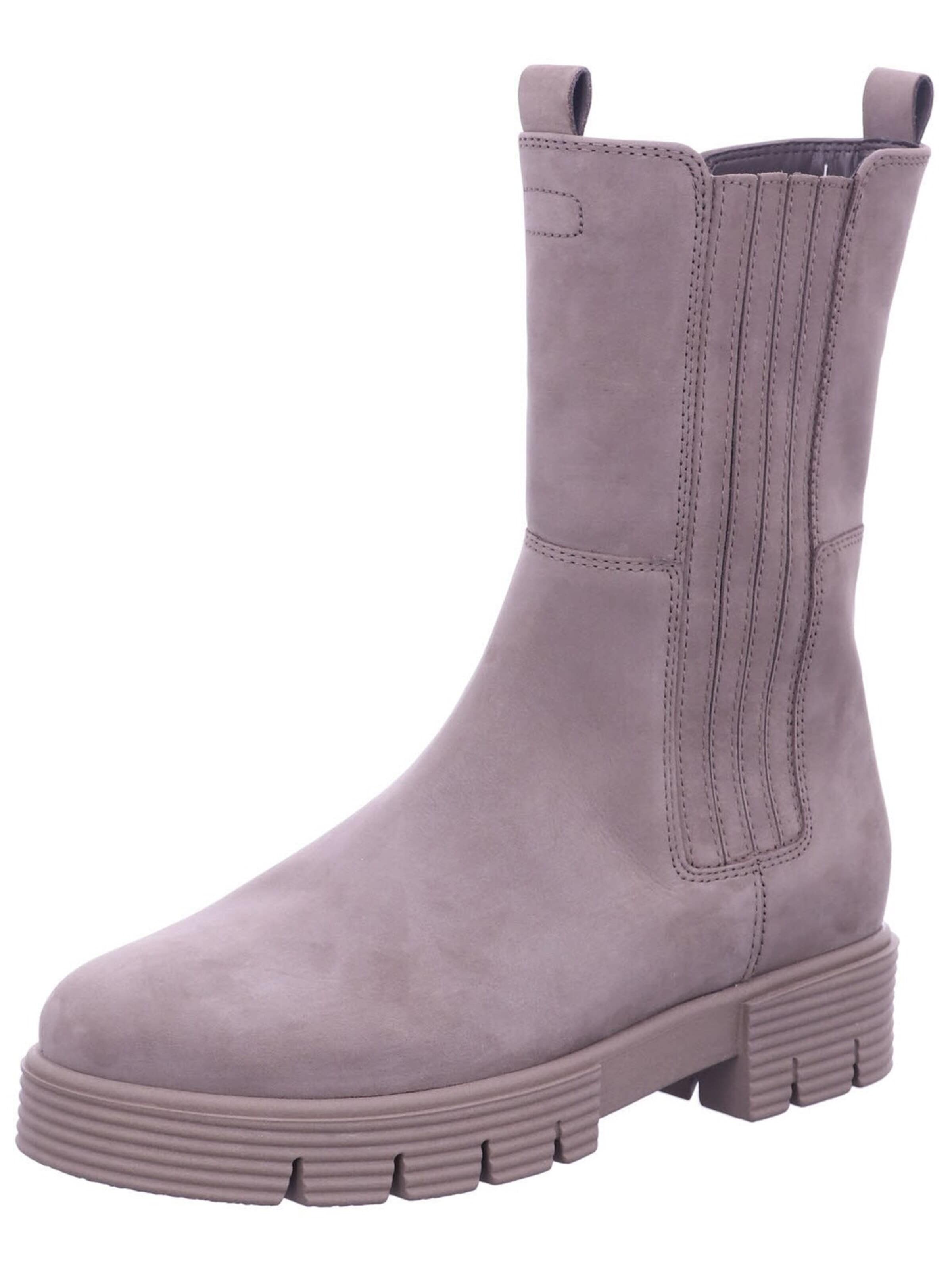 Gabor Comfort Chelsea boots 'Klassische Stiefelette Damen 92.741 Echtleder in beige' i lila: framsida