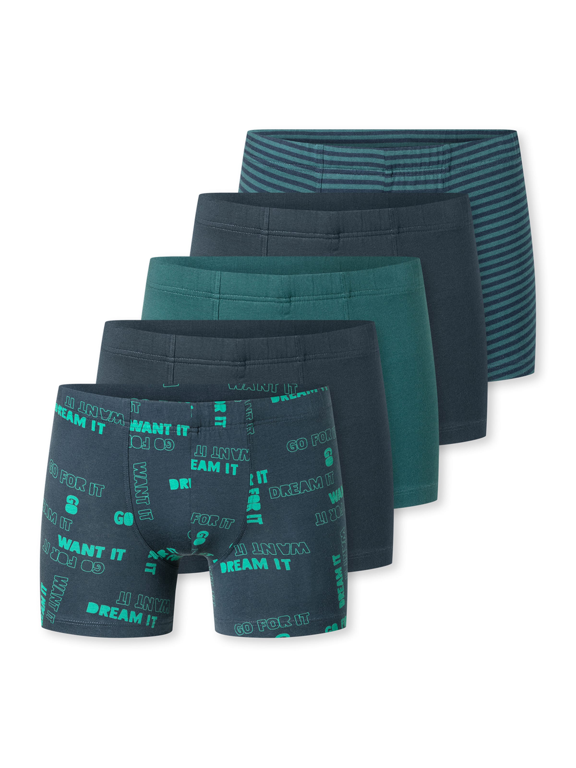 SCHIESSER Onderbroek ' 95/5 Multi ' in Blauw: voorkant