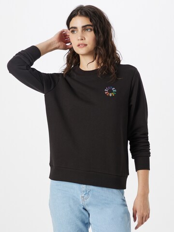 SCOTCH & SODA Sweatshirt in Black: front