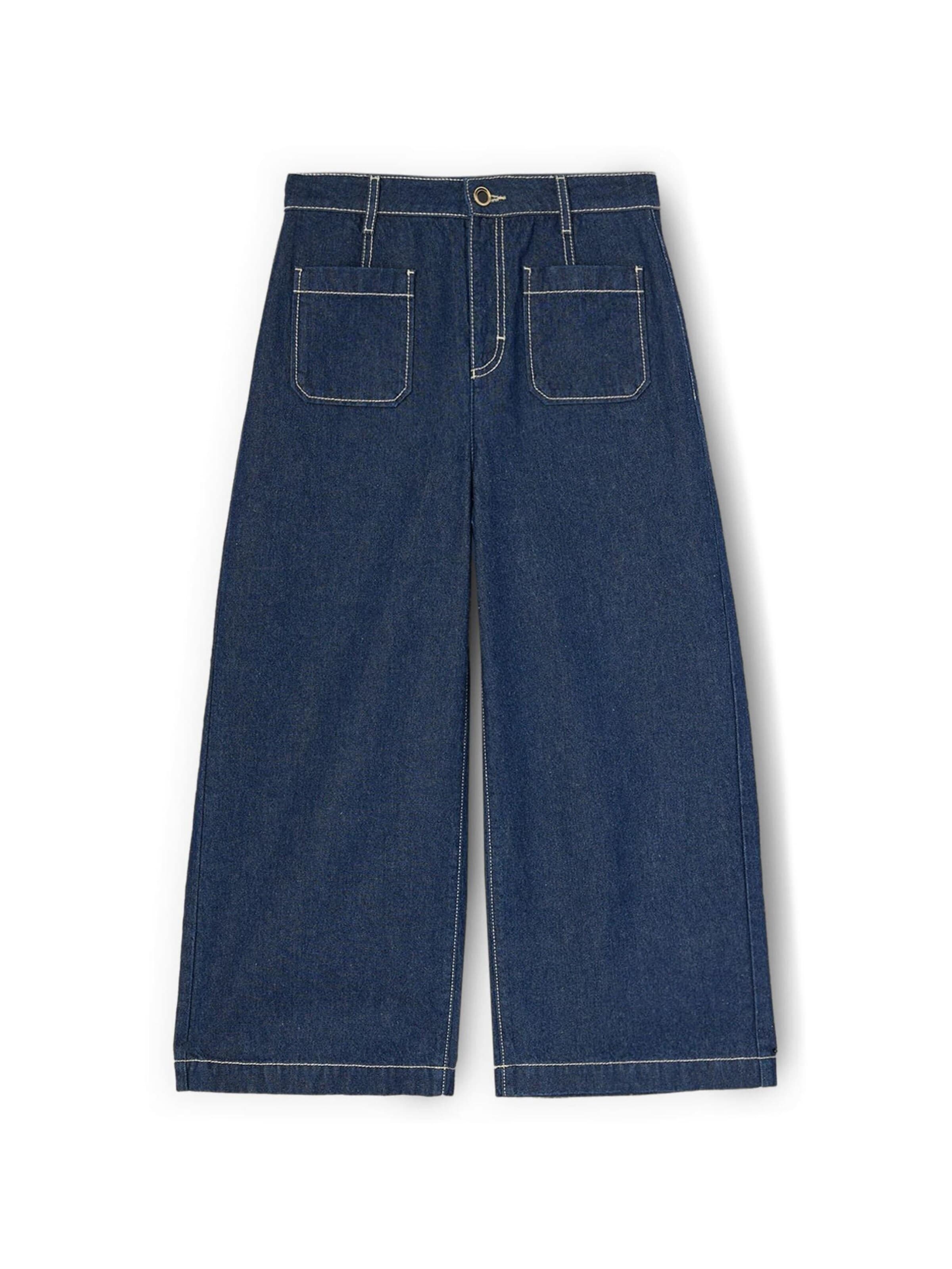 Tapered Jeans di MOTIVI in blu: frontale