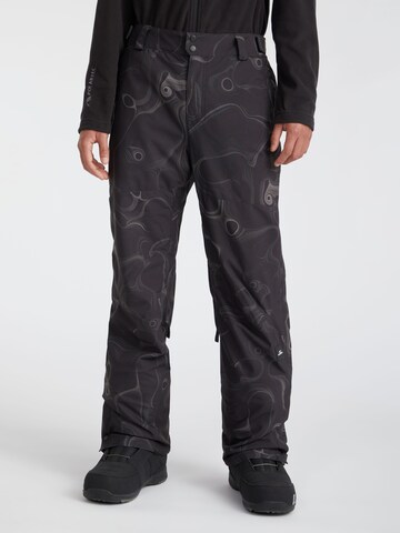 O'NEILL Loose fit Outdoor trousers in Black: front