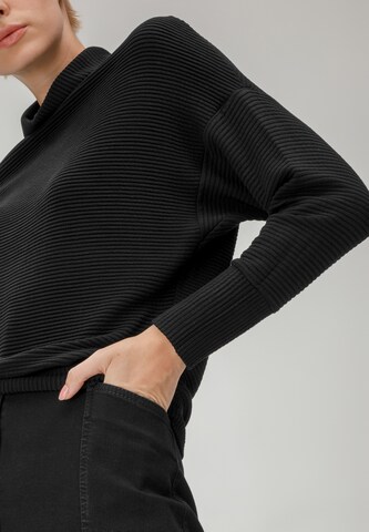 HELMIDGE Rollkragenpullover in Schwarz