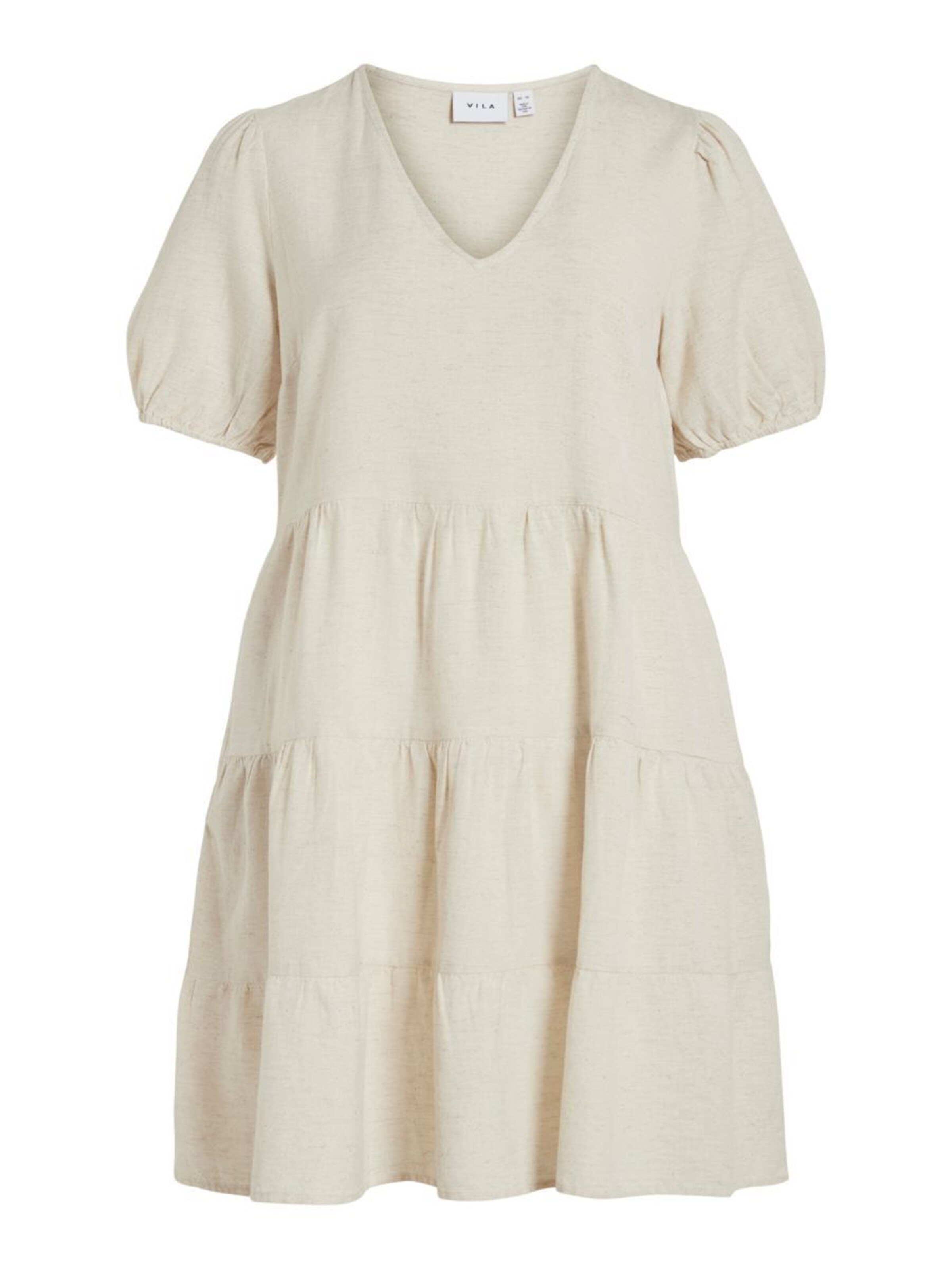 VILA - Vestido 'Prisilla' en beige: frente