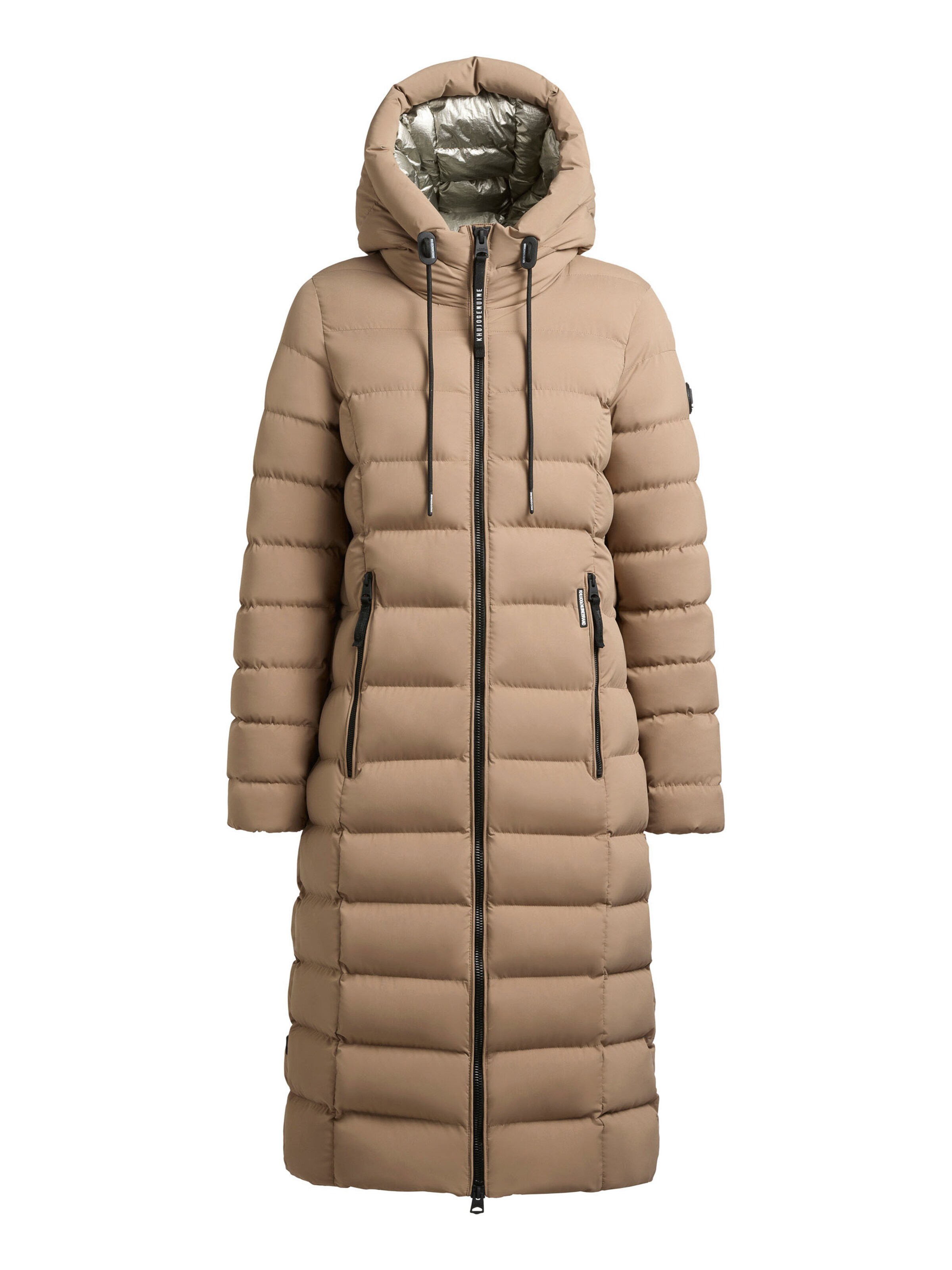 khujo Zimní kabát 'SIMMIE2' – hnědá: přední strana