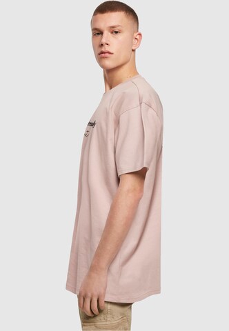 Merchcode T-Shirt 'Just Start' in Pink