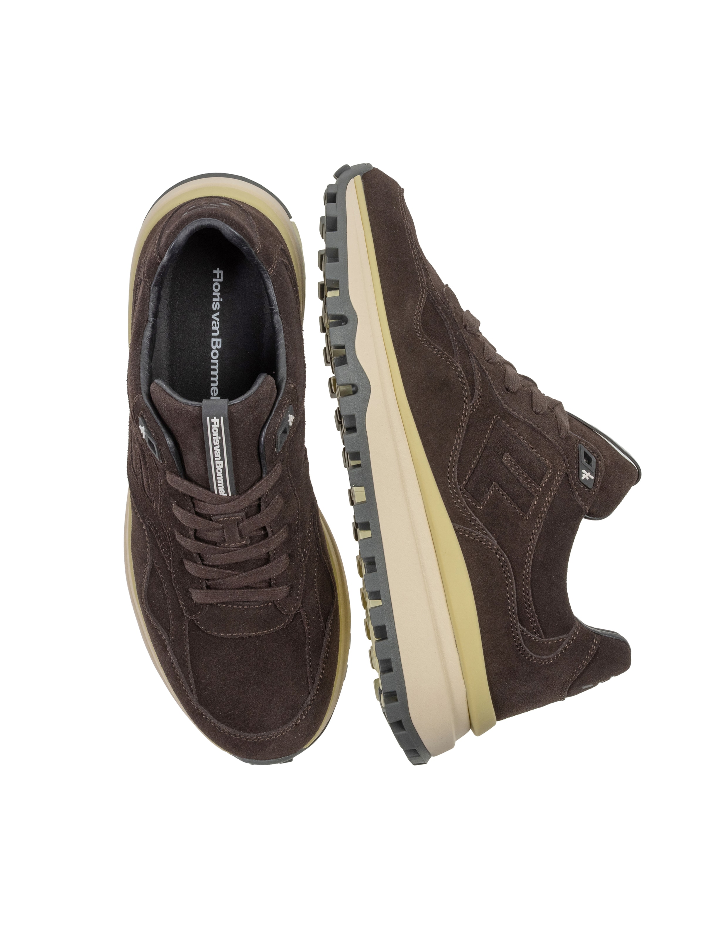 Sneaker bassa 'De Gripper 03' di Floris van Bommel in marrone