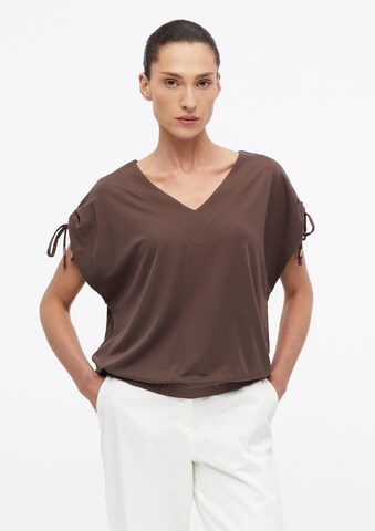 s.Oliver BLACK LABEL Shirt in Bruin: voorkant