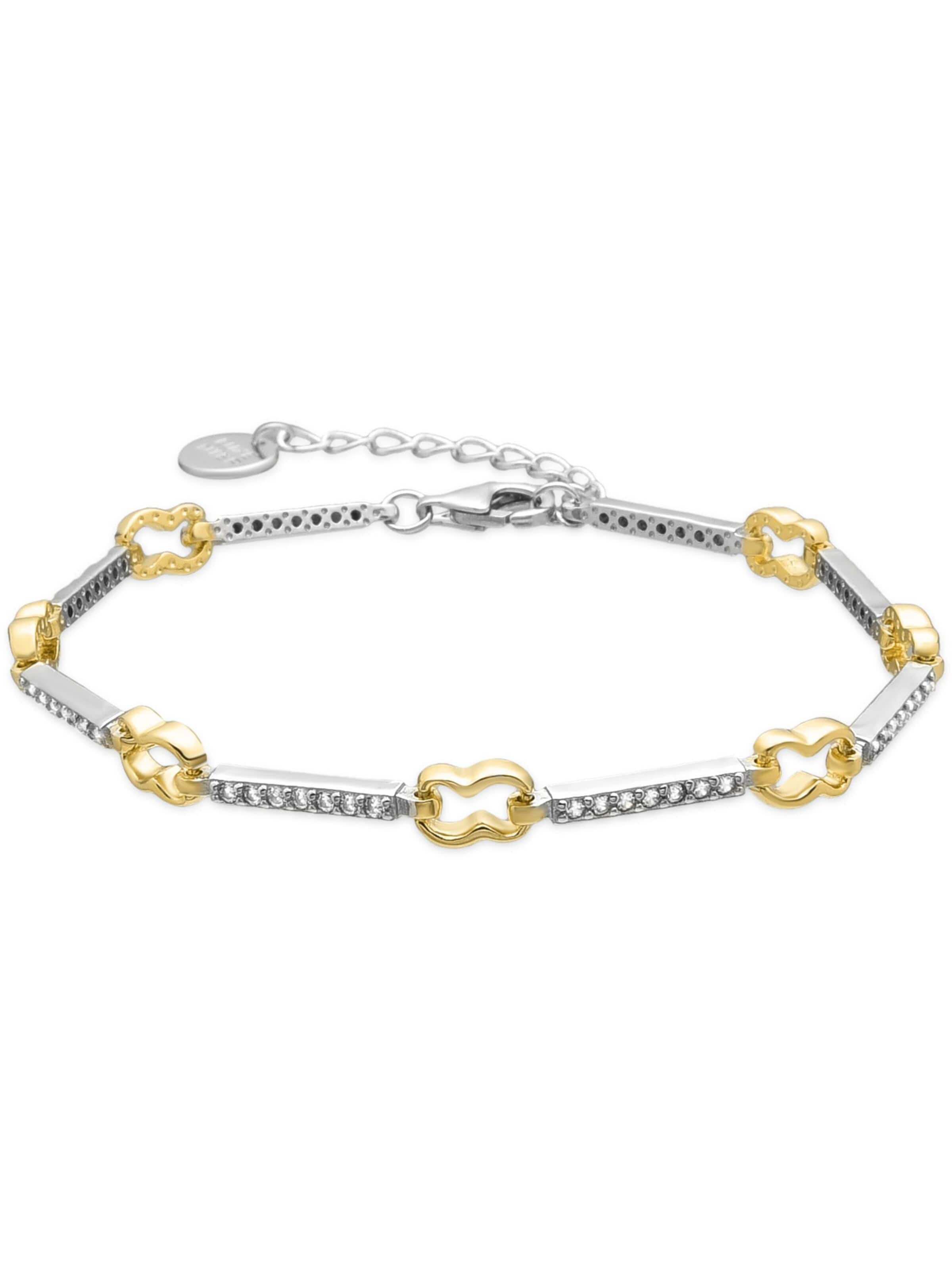 Luxenter Armband 'Daraya'‌‌‌‌‌‌ in One Size in weiß, Produktansicht