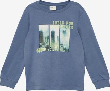 s.Oliver Shirt in Blue: front