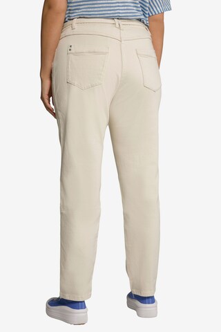 Ulla Popken Regular Jeans in Beige