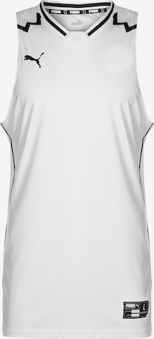 PUMA Jersey 'Hoops Team Game' in White: front
