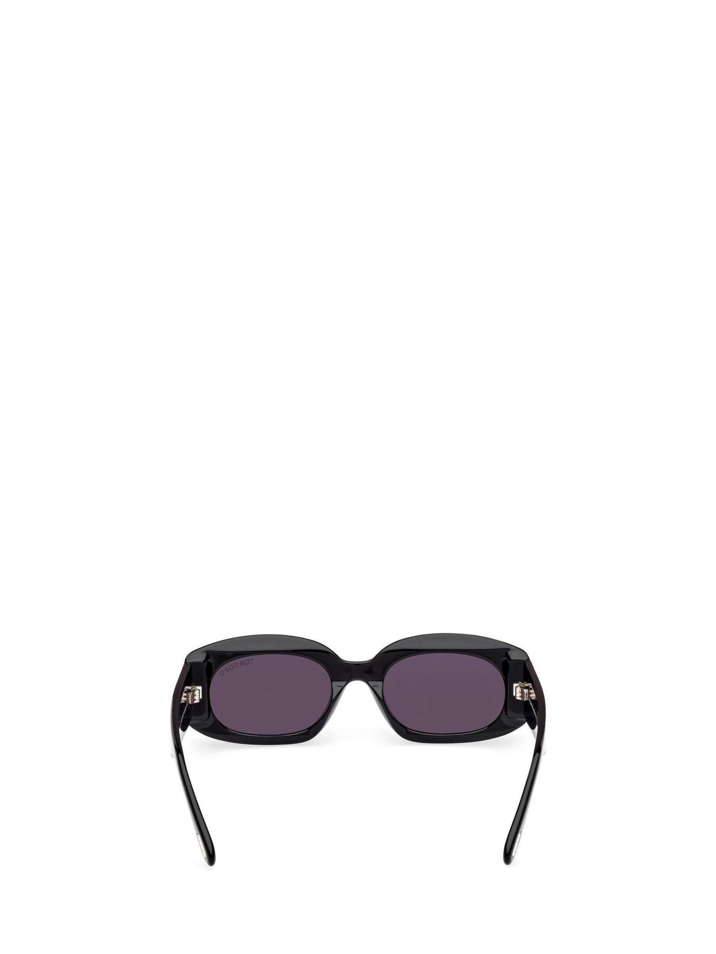 Tom Ford Zonnebril 'CIELLE FT1187 01A' in Zwart