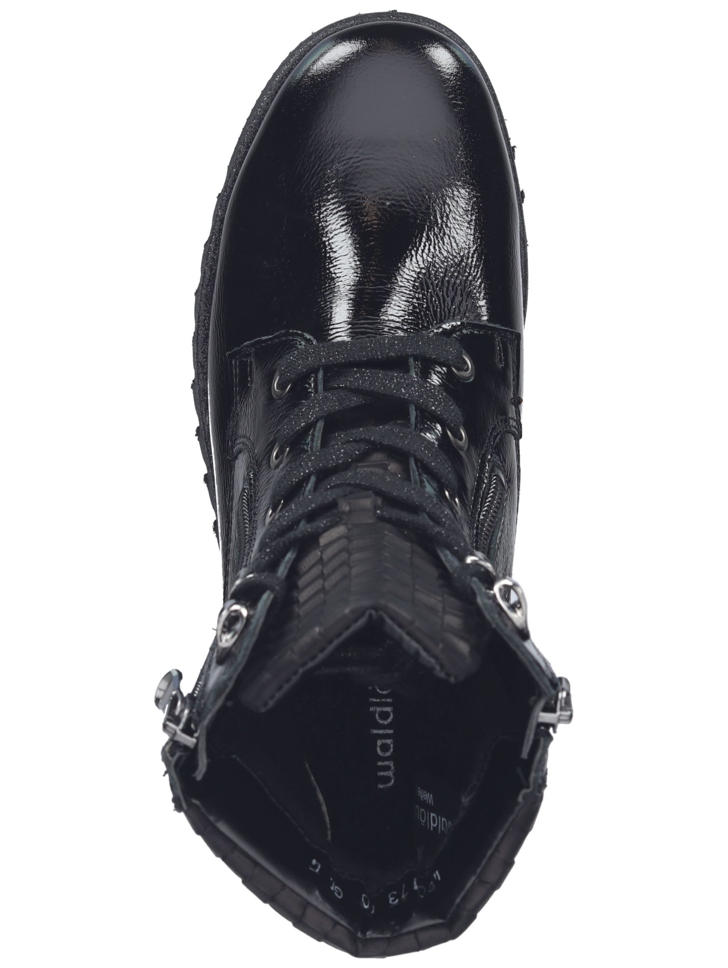 Stivaletto stringato di WALDLÄUFER in nero