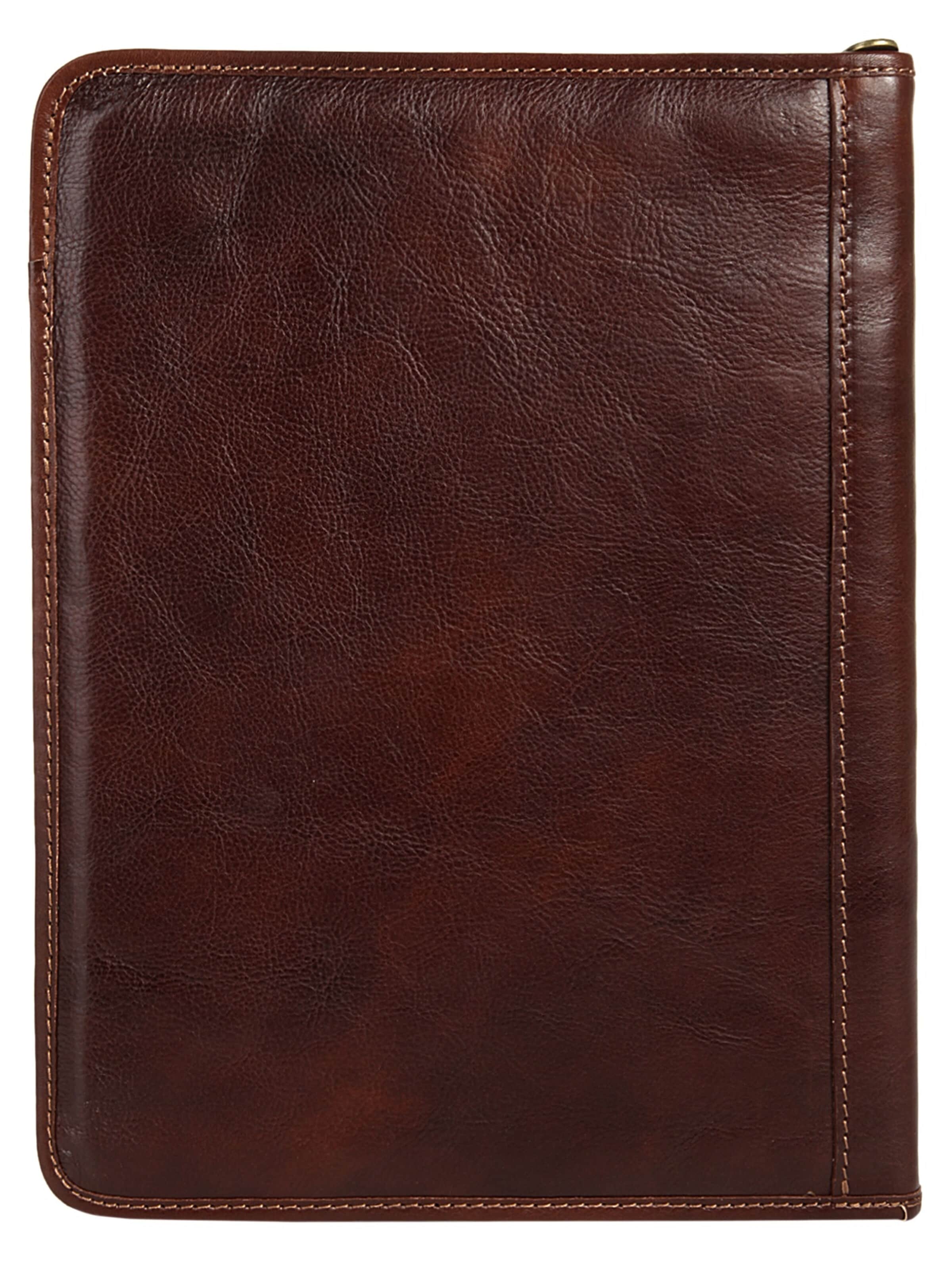 Porte-documents piké en marron