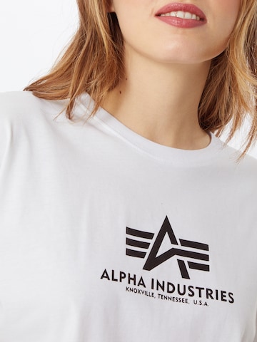 Maglietta di ALPHA INDUSTRIES in bianco