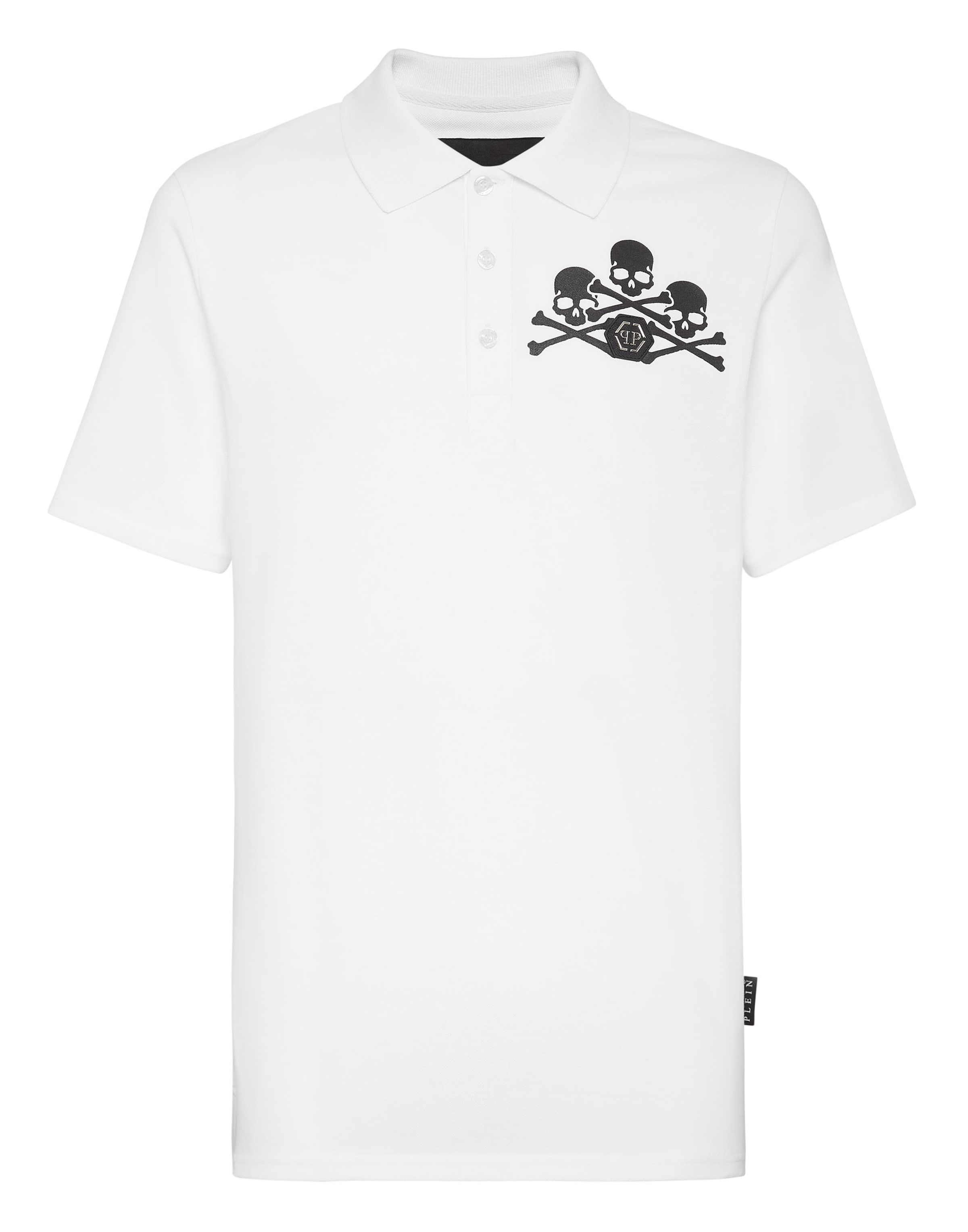 T-Shirt Philipp Plein en blanc : devant