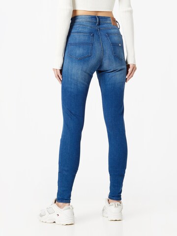 Tommy Jeans Skinny Jeans 'Sylvia' in Blauw