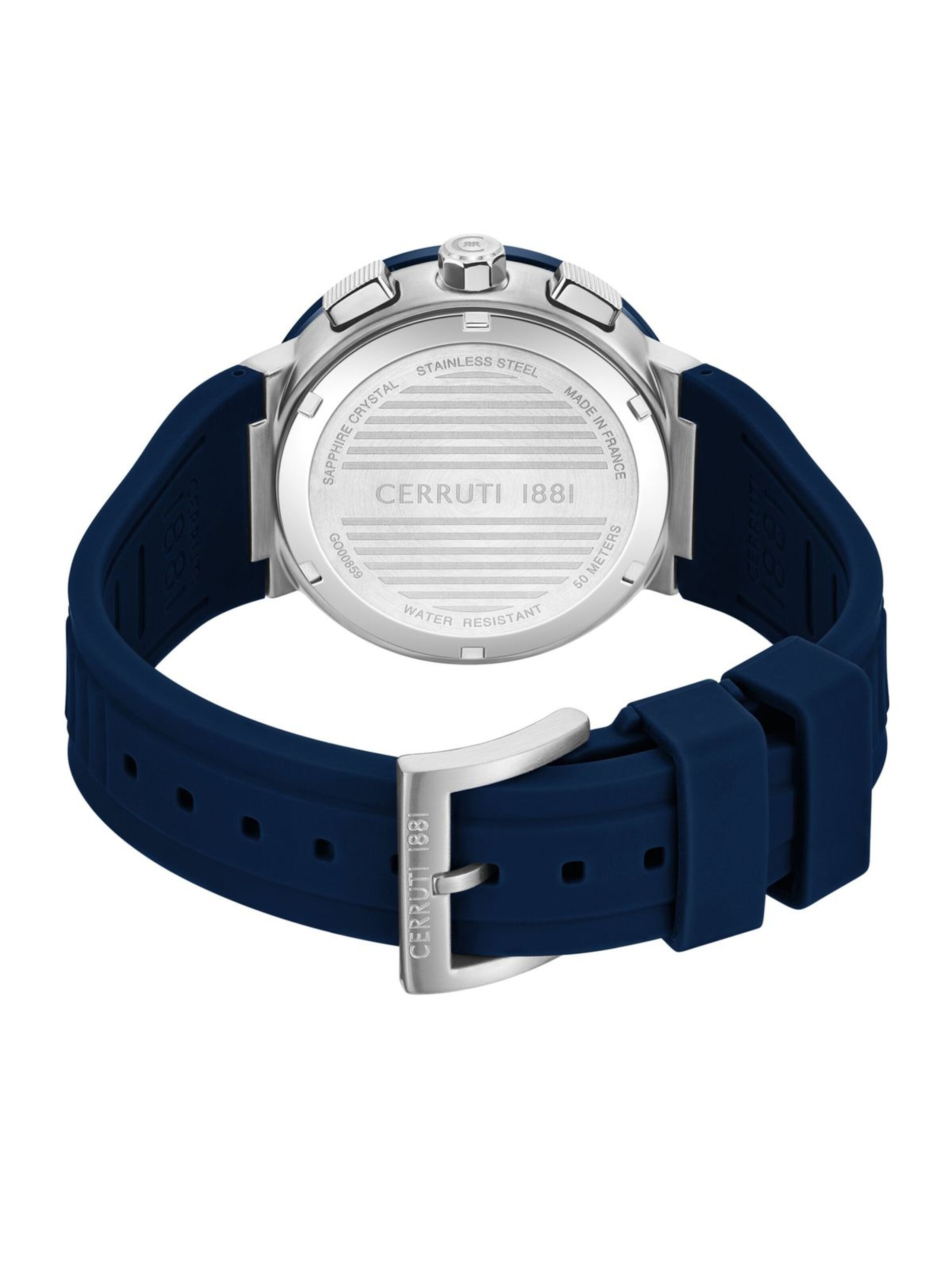 Montre à affichage analogique 'Filiano' CERRUTI 1881 en bleu