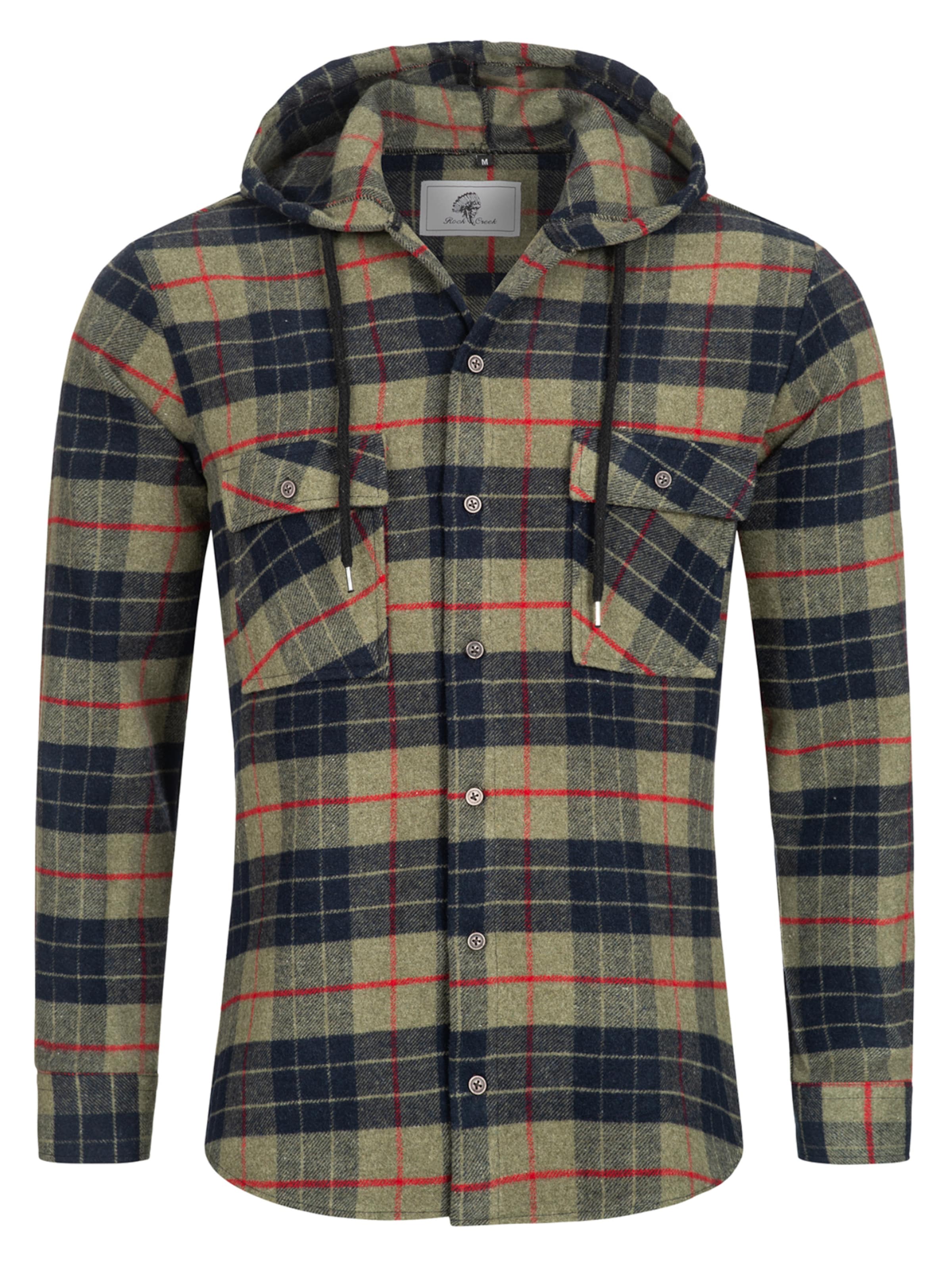 Rock Creek Regular Fit Hemd in Grün: Vorderseite