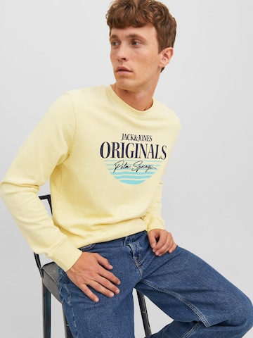 JACK & JONES Sweatshirt 'PALMA' in Gelb