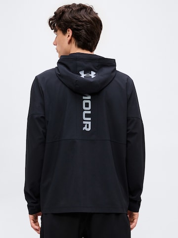 UNDER ARMOUR Športna jakna 'Tech Utility' | črna barva: sprednja stran