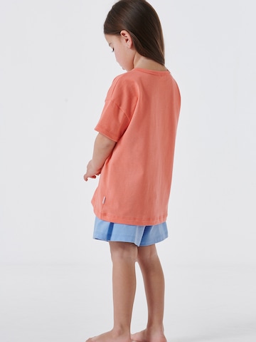 SCHIESSER Pajamas 'Girls World' in Orange