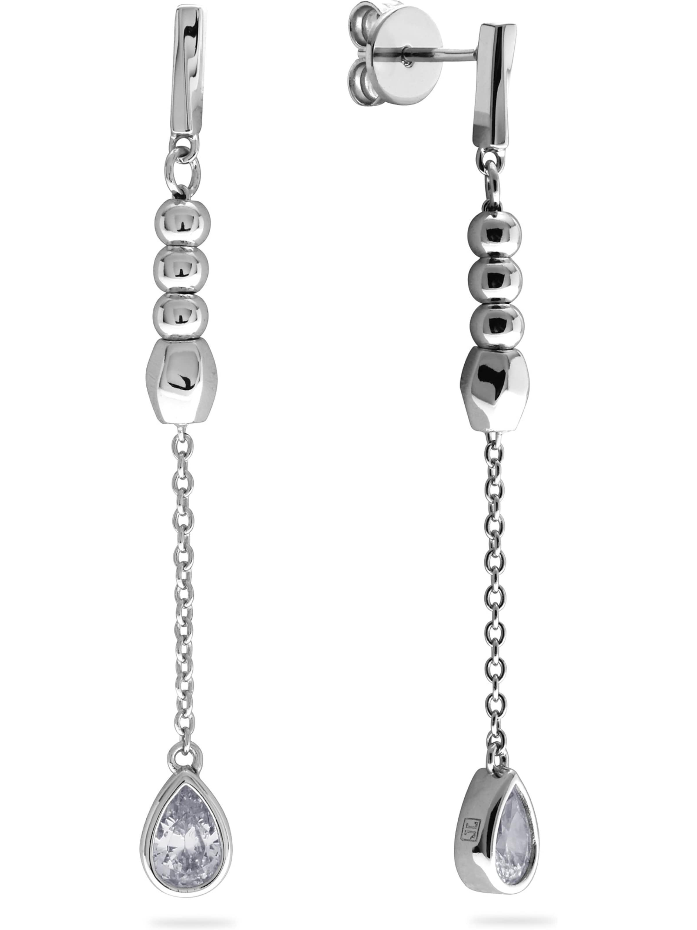 JETTE Ohrhänge in Silber: Vorderseite