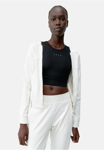 Veste de survêtement 'Nova' Born Living Yoga en blanc : devant