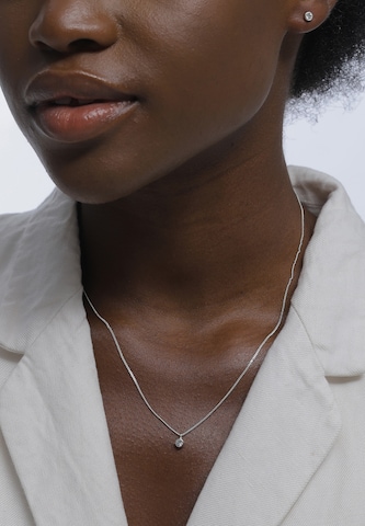 ELLI Sieraden set 'Kristall' in Zilver: voorkant